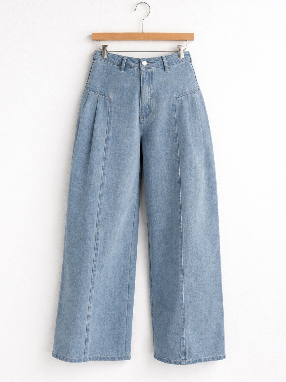 🖤High-Rise Light Wash Wide-Leg Jeans for Women